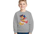Felpa Paw Patrol Per Bambini - Top Pullover Grigio 122-128