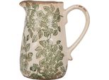 Clayre & Eef Brocca Decorativa 16X12X18 Cm Fiore In Vetroceramica Beige
