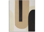 Murale Dipinto 80 X 100 X 2,8 Cm Tela Di Pino Multicolore.