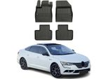 2015-2020 Renault Talisman Tappetini Tpe Nero 4 Pz