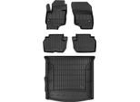 Tappetini Omac E Rivestimento Del Bagagliaio Per Mitsubishi Outlander Phev 2014-2025 In Gomma