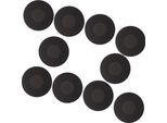 Inf Sottobicchieri In Silicone A Forma Di Disco In Vinile, Set Da 10 Pezzi