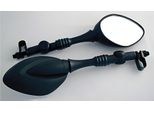 Specchio Uni. Specchio Con Cerniera, M10, Nero, Coppia, Marchio E