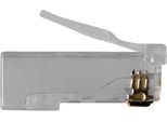 Connettore Modulare CAT6 Act RJ45 (8P/8C) Per Cavo Rotondo Con Conduttori Solidi O A Trefoli. Adatto Per: Cavo Solido E A Trefoli Connettore Rj45 Cat6 Non Schermato (TD168M)