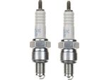 Set Di Candele Di Accensione Ngk 2X CR6HS Con Soppressione Delle Interferenze, Filettatura Corta 12,7 Mm Ø 10,0 Mm Esagono 16,0 Mm, Distanza Tra Gli Elettrodi 0,75 Mm, Potere Calorifico 6, 4042 / 7023