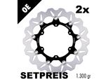 Set Di Dischi Freno Galfer 2X DF785CW Wave® Con Omologazione Ece R90, Anteriore Flottante 320X5Mm Compatibile Con Ktm Adventure R Super 1050 - 1290 Ccm Anno 2008 - 2023