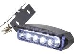 Illuminazione Targa A Led STR8, Incl. Alloggiamento, Con Marchio E, In Vero Carbon Look