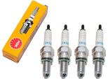 Set Di Candele Di Accensione Ngk 4X CR10EK Con Soppressione Delle Interferenze, Filettatura Lunga 19,0 Mm Ø 10,0 Mm Esagono 16,0 Mm, Distanza Tra Gli Elettrodi A 2 Masse 0,75 Mm, Potere Calorifico 10, 2360