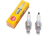 Set Di Candele Ngk 2X CR6HSA Con Soppressione Delle Interferenze, 12,7 Mm Filettatura Corta Ø 10,0 Mm, 2983
