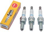Set Di Candele Ngk 3X CR9EKB Candela Con Soppressione Delle Interferenze, Filettatura Lunga 19,0 Mm Ø 10,0 Mm Esagono 16,0 Mm, Distanza Elettrodi A 2 Masse 0,75 Mm, Potere Calorifico 9, Dado Di Collegamento Sae Fisso, 2305