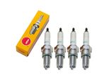 Set Di Candele Ngk 4X DR8ES Con Soppressione Delle Interferenze, Filettatura Lunga 19,0 Mm Ø 12,0 Mm, 2204 / 5423