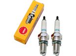 Set Di Candele Ngk 2X Candele DR9EA Con Soppressione Delle Interferenze, Filettatura Lunga 19,0 Mm Ø 12,0 Mm, 2871 / 3437