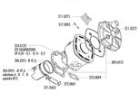 Set Pistoni Polini 70Cc 47,6Mm, Spinotto 12Mm (D) Per Piaggio, Minarelli