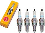 Set Di Candele Di Accensione Ngk 4X CR9EH-9 Con Soppressione Delle Interferenze, Filettatura Lunga 19,0 Mm Ø 10,0 Mm Esagono 16,0 Mm, Distanza Tra Gli Elettrodi 0,90 Mm, Potere Calorifico 9, 5454 / 7502