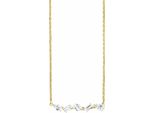 Cai Collana In Argento Sterling 925/- 42+3 Cm Topazio Giallo 132250621-45