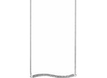 Cai Collana In Argento Sterling 925/- 42+3 Cm Topazio Bianco 132250380-45