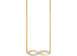Cai Collana In Argento Sterling 925/- 42+3 Cm Topazio Giallo 132250445-45