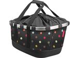 Klickfix Bikebasket Gt Per Racktime, Punti Neri