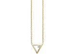 Cai Collana In Argento Sterling 925/- 39+5 Cm Zirconi Gialli 273250120-44