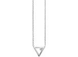 Cai Collana In Argento Sterling 925/- 39+5 Cm Zirconi Bianchi 273250119-44