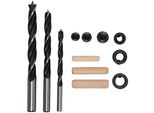 Bgs Diy 50405 Set Di Punte Per Tasselli Per Legno | 6 - 10 Mm | 43 Pz.