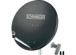 Schwaiger Sat Anlage 80 Cm 2 Teilnehmer Twin-Lnb Anthrazit