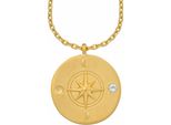 Cai Collana In Argento Sterling 925/- 50+5 Cm Giallo 274240145-60