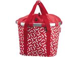 Klickfix Cestino Per Bicicletta Bikebasket Reisenthel Signature Red 26X35X28 Cm