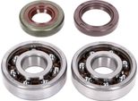 Set Cuscinetti Albero Motore Naraku Skf, Fkm Premium C4 Poliammide Per Minarelli AM6