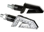 Lampa Kap Moto Indicatore Led 12V Omologato Vetro Bianco Luce Arancione