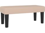 Vidaxl Panca Cappuccino-Marrone 70X30X30 Cm In Pelle Finta