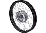 Ruota A Raggi 1,60 X 16 Alluminio Nero Per Simson S50, S51, S53, S70, S83, KR51/1, KR51/2 Schwalbe, SR4-1 Spatz, SR4-2 Star, SR4-3 Sperber, SR4-4 Habicht