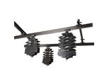 Sistema Di Guide A Soffitto Walimex - 4000 X 3000 X 700 Mm - Con 3 Aste Di Prolunga Continua Da 30 A 200 Cm E Raccordi Da 5/8" - Sistema Di Guide Per Lampade, Sorgenti Luminose, Telecamere E Attrezzature Da Studio"
