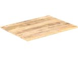 Piano Del Tavolo In Legno Massiccio Di Mango 15-16 Mm 80X70 Cm