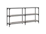 Syfax™ Tavolo Consolle Grigio Sonoma 150X29X75 Cm In Legno Multistrato