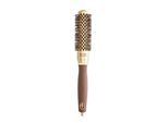Olivia Garden Expert Blowout Shine Spazzola Rotonda Setole Ondulate Oro E Marrone 25 Mm Spazzola Per Capelli