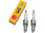 Set Di Candele Ngk 2X DCPR7E Con Soppressione Delle Interferenze, Filettatura Lunga 19,0 Mm Ø 12,0 Mm, 3932 / 4415