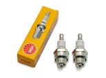 Set Di Candele Di Accensione Ngk 2X BPM7A, Distanza Tra Gli Elettrodi 0,75 Mm, Potere Calorifico 7, 3201 / 4502 / 7321 Per Decespugliatori Motoseghe