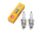 Set Di Candele Ngk 2X BR8HSA Candela Con Soppressione Delle Interferenze, Filettatura Corta 12,7 Mm Ø 14,0 Mm Esagono 20,8 Mm, Distanza Tra Gli Elettrodi 0,75 Mm, Potere Calorifico 8, 5539