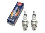 Set Di Candele Ngk 2X BR6HIX Candela All'iridio Con Soppressione Delle Interferenze, Filettatura Corta 12,7 Mm Ø 14,0 Mm Esagono 20,8 Mm, Distanza Tra Gli Elettrodi 0,75 Mm, Potere Calorifico 6, 3419