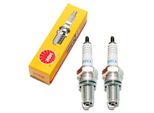 Set Di Candele Di Accensione Ngk 2X DR8EA Con Soppressione Delle Interferenze, Filettatura Lunga 19,0 Mm Ø 12,0 Mm Esagono 18,0 Mm, Distanza Tra Gli Elettrodi 0,75 Mm, Potere Calorifico 8, 6847 / 7162