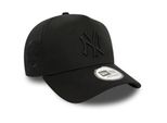 KšIltovka New Era 9Forty E-Frame Monochrome Ny Yankees Nero Berretto Regolabile - Uni