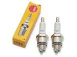 Set Di Candele Ngk 2X Candele BPR7HS Con Soppressione Delle Interferenze, 12,7 Mm Filettatura Corta Ø 14,0 Mm, 5541 / 6422 / 6873