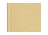 Vidaxl Schermo Privacy Per Balcone Colori Sabbia 90X500 Cm 100% Poliestere Oxford