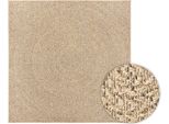 Vidaxl Tappeto Zizur 240X240 Cm Effetto Juta Per Interni Ed Esterni