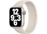 Apple Silicone Solo Loop Per Watch | 44/45/46/49 Mm - Taglia 9 - Starlight
