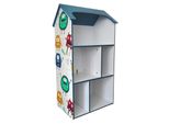 Scaffale Per Bambini "Monster"" Di Ginger Home - Scaffale Per Libri E Giocattoli Blu"