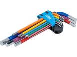 Bgs Set Di Chiavi A Esagono Esagonali Multicolore 1,5 - 10 Mm 9 Pezzi - 74455