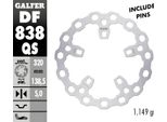 Set Di Dischi Freno Galfer 2X DF838QS Cubiq® Racing Oversize Anteriori Rigidi 320X5Mm Compatibili Con Harley Davidson Ev Livewire Abs Fxsbse Cvo Breakout Fxse Pro Street Anno 2013 - 2022