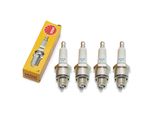 Set Di Candele Di Accensione Ngk 4X BPR7HS Con Soppressione Delle Interferenze, Filettatura Corta 12,7 Mm Ø 14,0 Mm Esagono 20,8 Mm, Distanza Tra Gli Elettrodi 0,75 Mm, Potere Calorifico 7, 5541 / 6422 / 6873